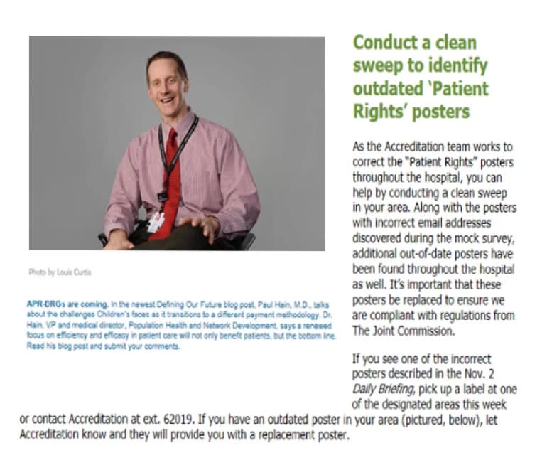 Intranet Screenshot