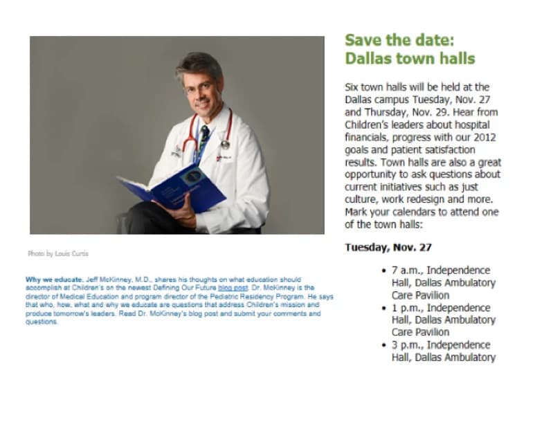 Intranet Screenshot